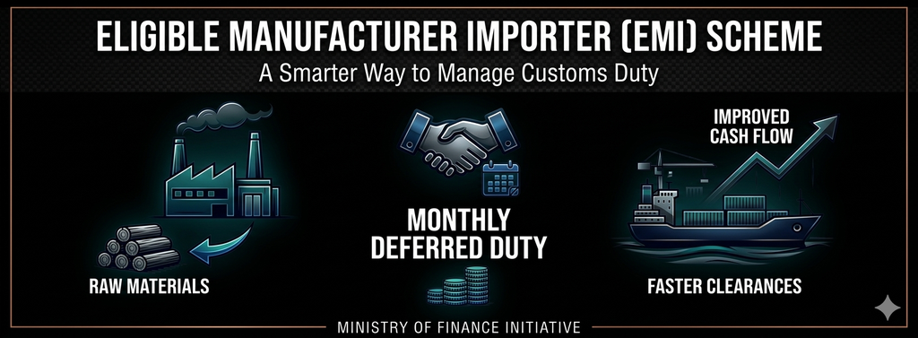 Eligible Manufacturer Importer (EMI) Scheme: A Smarter Way to Manage Customs Duty